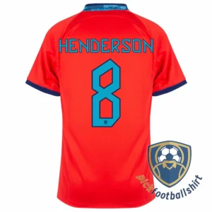 PickFootBallShirt Nike England Away Henderson 8 Shirt 2022 2023 Official Printing 2.webp