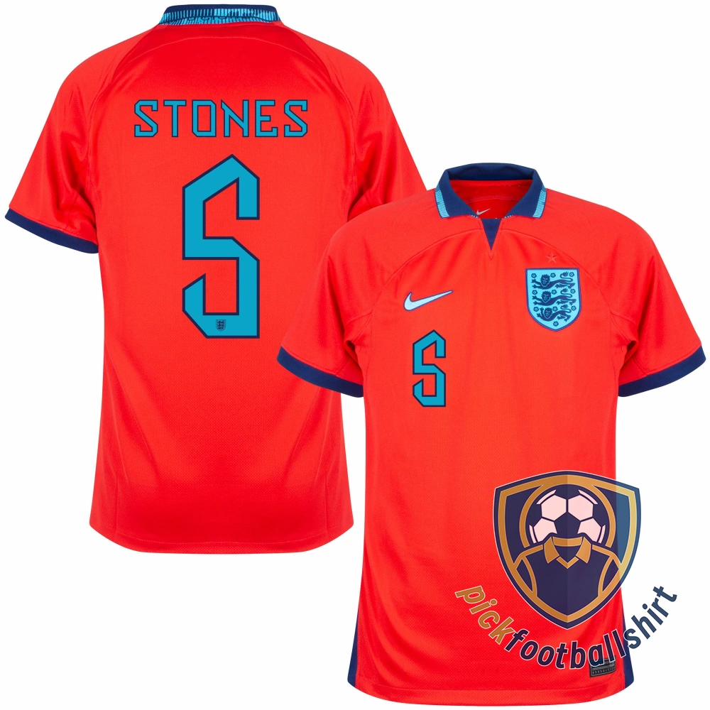 PickFootBallShirt Nike England Away Stones 5 Shirt 2022 2023 Official Printing 1.webp